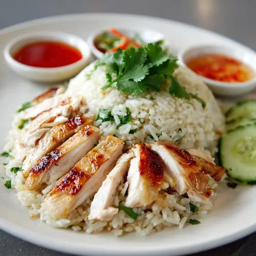 Delicious Chicken Rice - Iconic Singaporean Dish