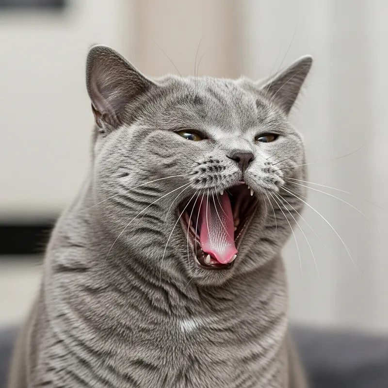 British Shorthair Cat Singing | Clean & Healthy Look