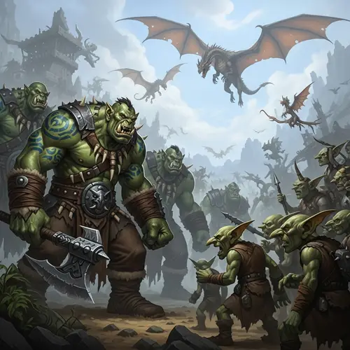 Orcs, Goblins, and Dragons: A Fantastical Tapestry