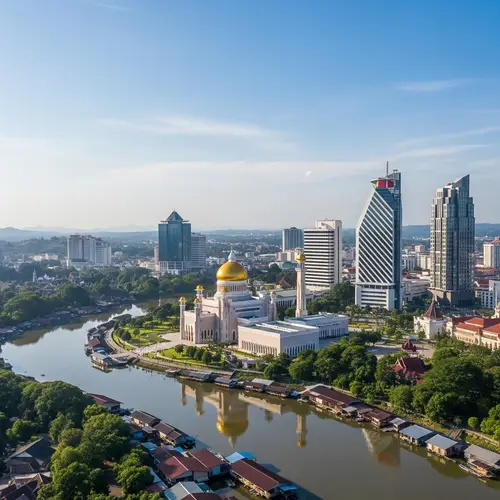 Stunning Urban Landscape of Bandar Seri Begawan, Brunei