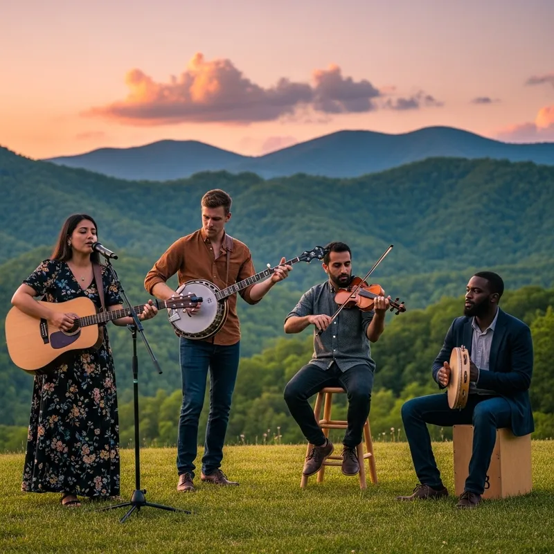 Appalachian Mountain Folk Band: Soulful Music and Culture