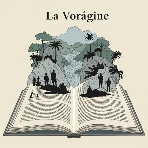 Simple Illustrations for 'La Vorágine'