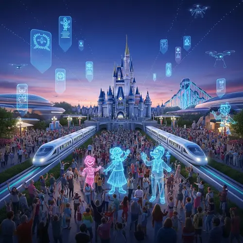 Future Disney World - Futuristic Technology & Magical Wonders
