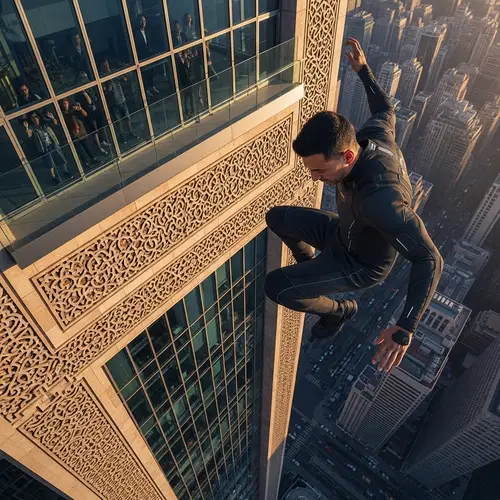 Man Rescues Person from Burj Khalifa Observation Deck