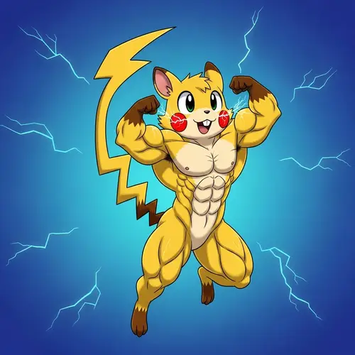 Ultra-fit Yellow Rodent-Like Creature | Fun-Loving Pikachu