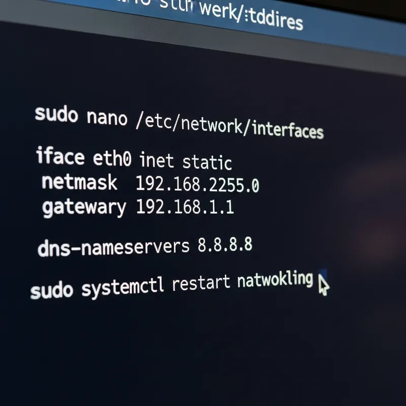Configure Linux Server Static IP: Command Line Tutorial Configure Linux Server Static IP: Command Line Tutorial