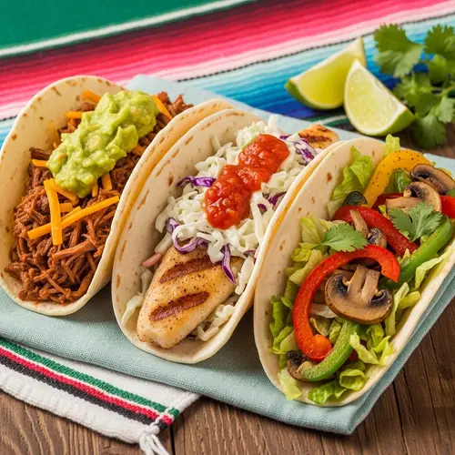 Delicious Tacos: Beef, Fish, Vegetarian - Ready to Enjoy