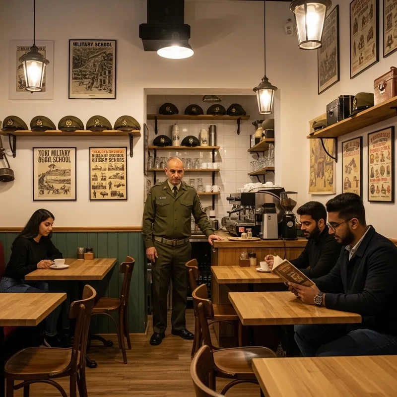 Themed Cafe with Military School Vibes