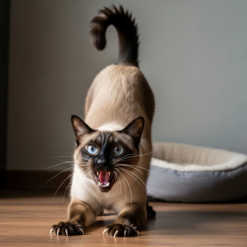 Bravo Siamese Cat: Graceful Fury in Home Environment