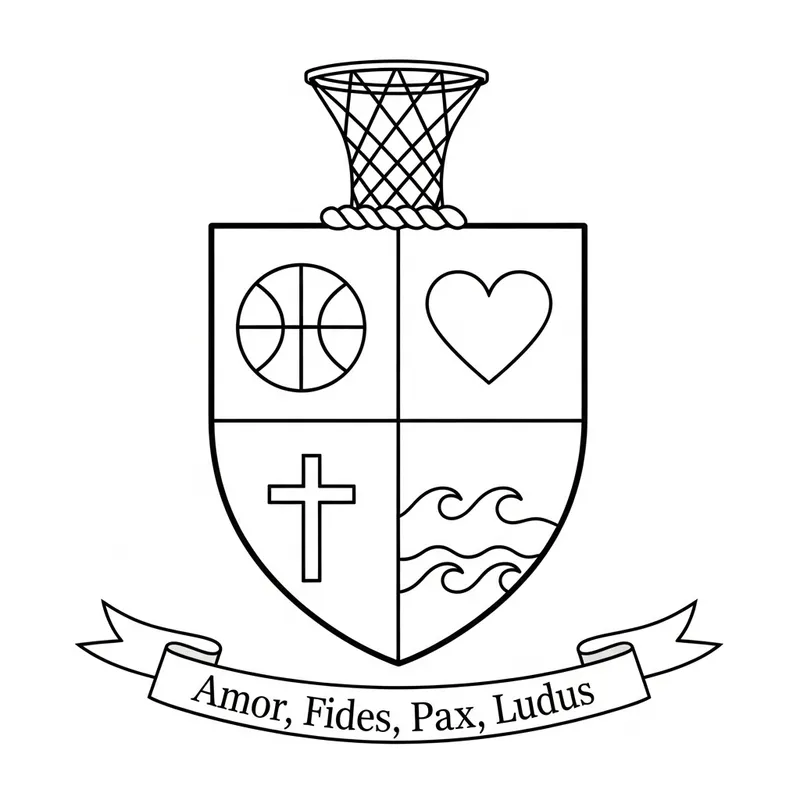 Personalized Coat of Arms Design - Expressing Passion, Love, Faith, and Calmness