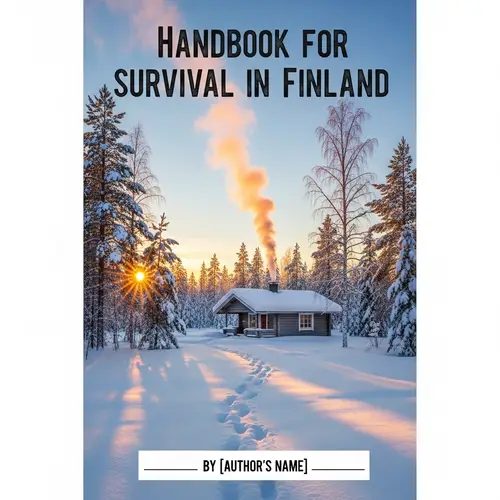 Handbook for Survival in Finland - Winter Landscape Book Cover