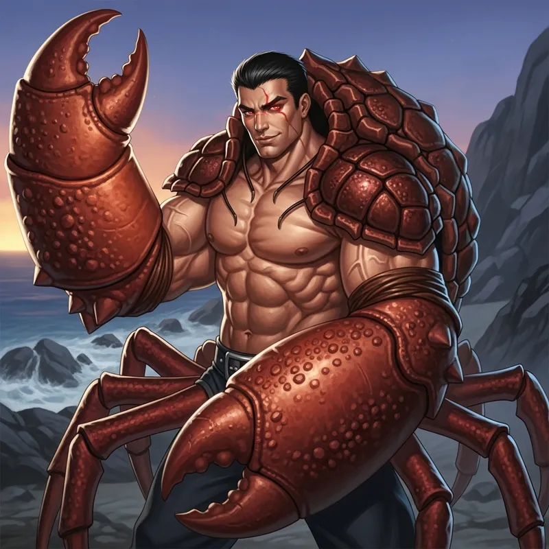 Sergio Cangrejo: Robust Crab-like Masculine Figure