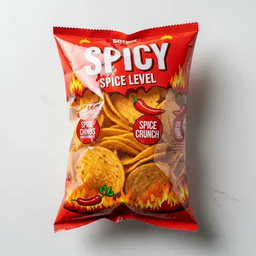 Fiery Spice Level Spicy Chips - Delicious and Crispy Snack