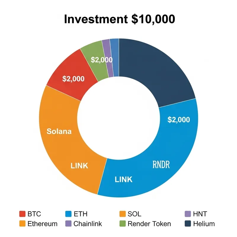 Diversified $10,000 Crypto Portfolio Analysis Diversified $10,000 Crypto Portfolio Analysis
