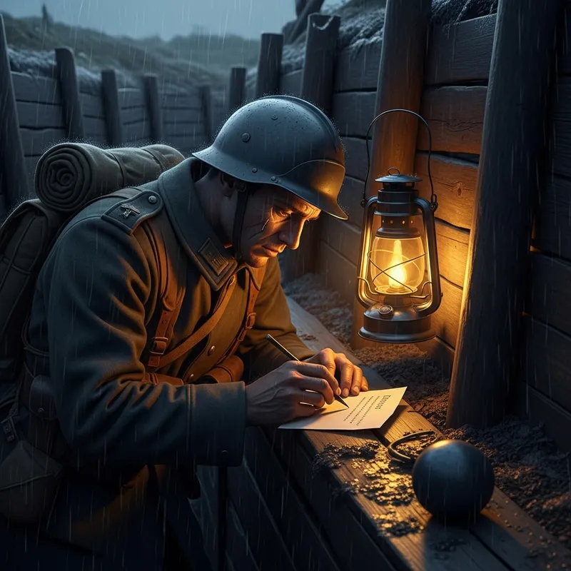 French Soldier's Poignant Letter from Trenches to Mother