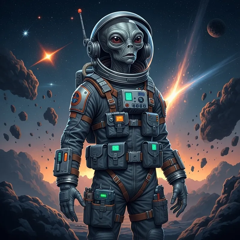 Alien in Astronaut Suit: End Times Adventure