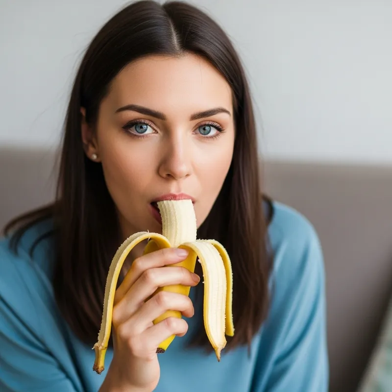 Lana Rhoades Eating Banana: Casual Setting Moment