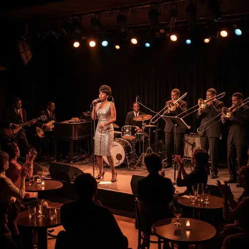 1960s Jazz Club Soul Band Performance