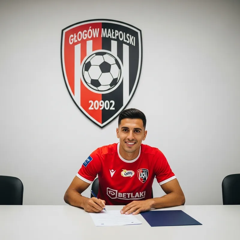 Cristiano Ronaldo Signing Contract in Głogowa Małopolski