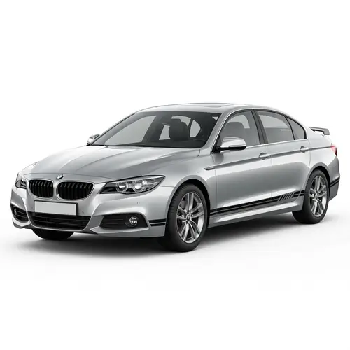 Sleek Silver Midsize Sedan Car | Aerodynamic Design