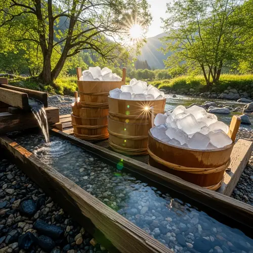 Tranquil Water Filtration Process in a Natural Setting