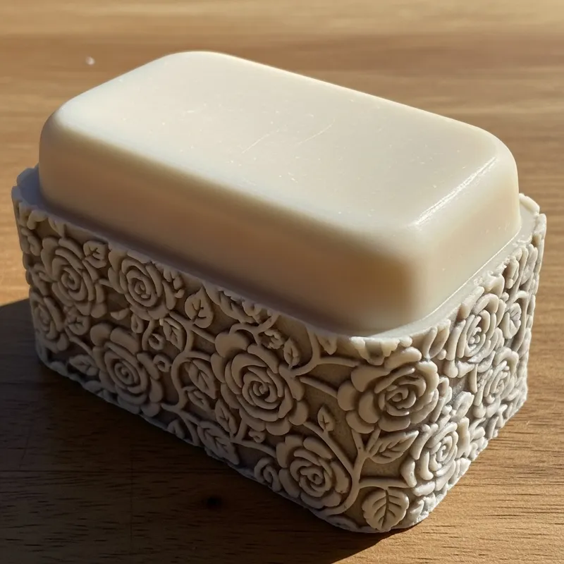 Biodegradable Floral Solid Soap - Eco-Friendly Choice