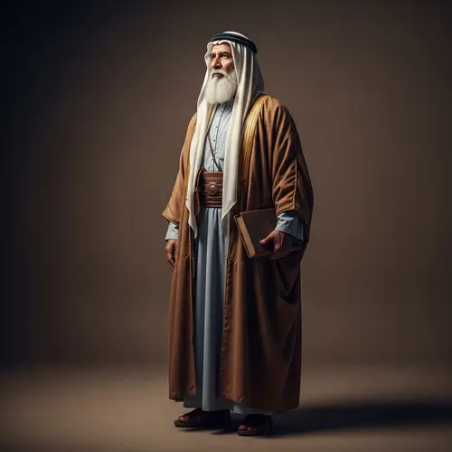 Wise and Dignified Arab Man | Respectful Cultural Image
