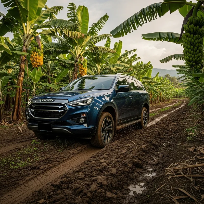 Isuzu Captiva 2023: Off-Roading in Banana Plantations Isuzu Captiva 2023: Off-Roading in Banana Plantations