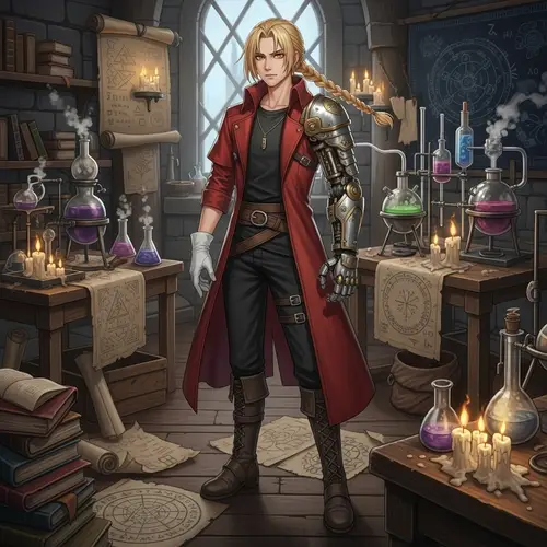 Edward Elric: The Alchemist of Determination