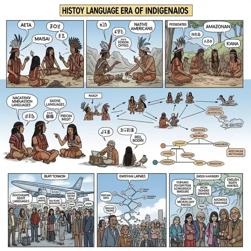 History of Language Evolution Illustrated | Indigenous People Era