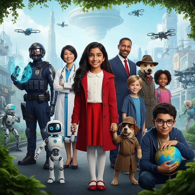 Futuristic City Cinematic Poster Design