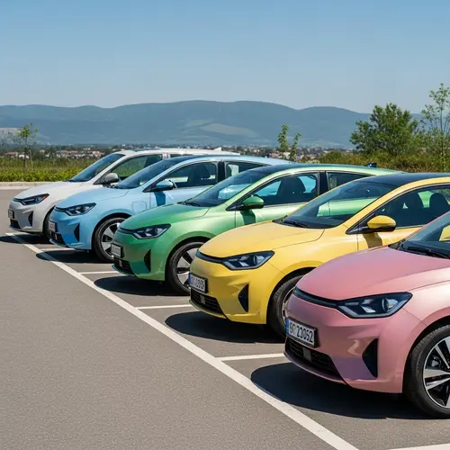 Soothing Pastel Eco-Friendly Electric Cars | Modern Innovations