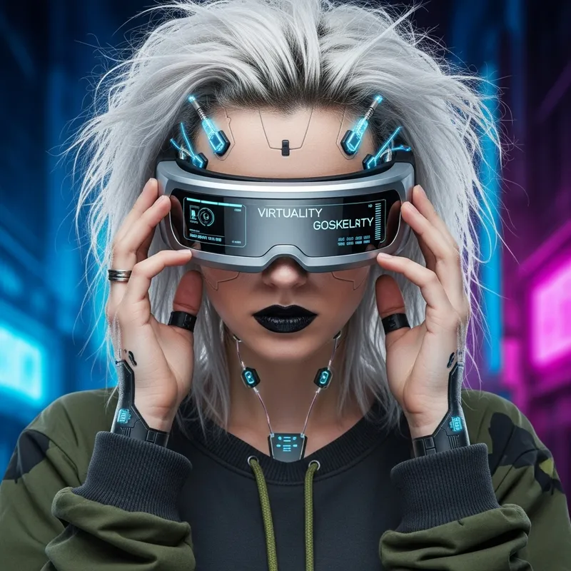 Edgy Eastern European Cyberpunk Style Edgy Eastern European Cyberpunk Style