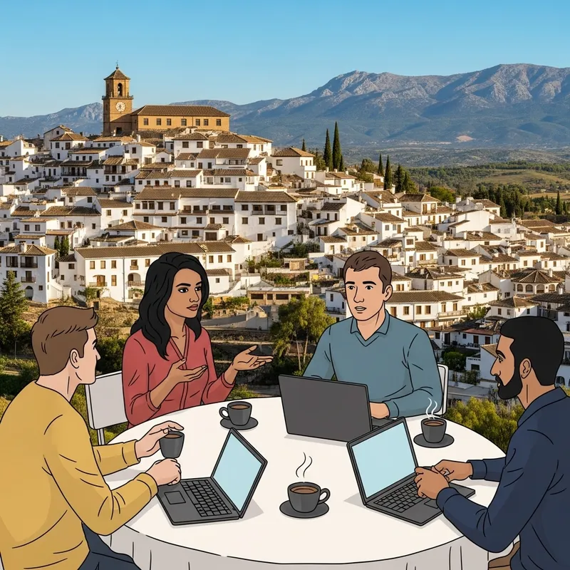 Digital Nomads Round Table in Spain for Russians