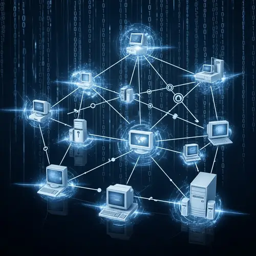 Interactive Network Visual | LAN Computing Design