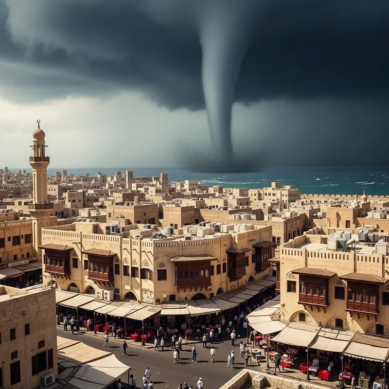 Tornado in Beirut: Unleashing Nature's Power Tornado in Beirut: Unleashing Nature's Power