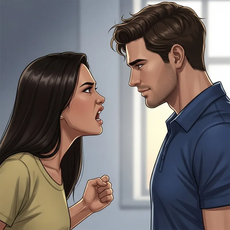 Filipino Girl Argues with Gentle Australian Man in Love