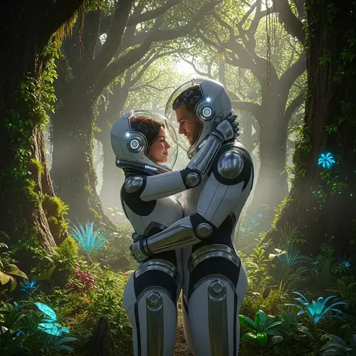 Romantic Space Adventure in Enchanted Forest