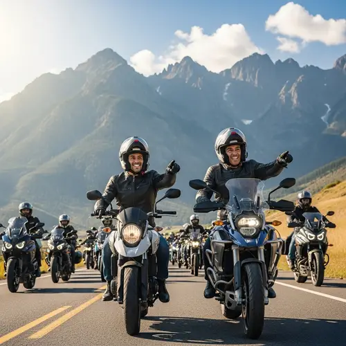 Hispanic Motorcyclists Leading Diverse Group on Open Road