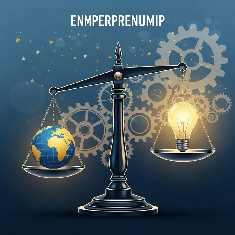 Entrepreneurship: Abstract Visual of Global Innovation