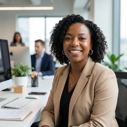 Hyperrealistic Office Transformation to Real Person