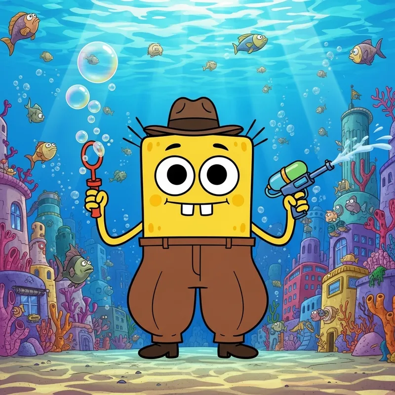 Gangster SpongeBob: A Fun Aquatic Adventure Gangster SpongeBob: A Fun Aquatic Adventure