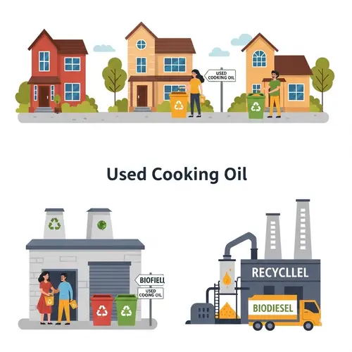 Recycling Used Cooking Oil - Eco-Friendly Scenario