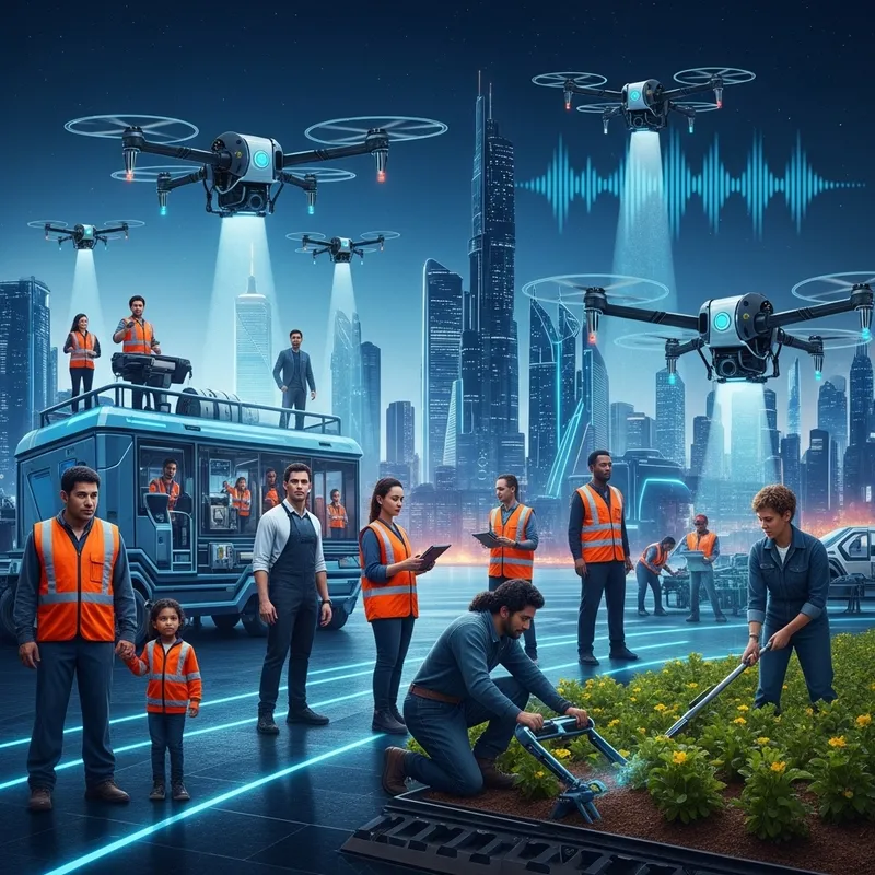 AI-Controlled World: Synergistic Coexistence | Futuristic Vision