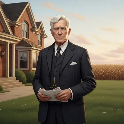 Affluent Midwest Gentleman: Symbol of Wealth and Culture