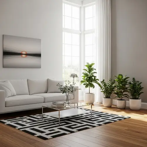 Modern Living Room, Minimalist Design | Elegant Contemporary Space