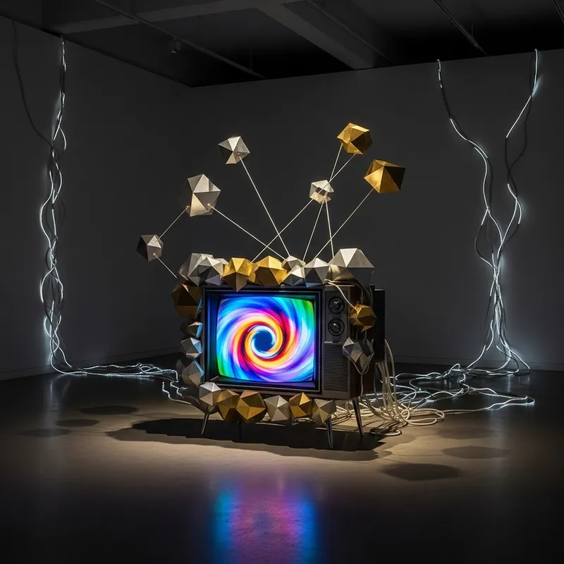 Abstract Television Artwork | Modern Design Style