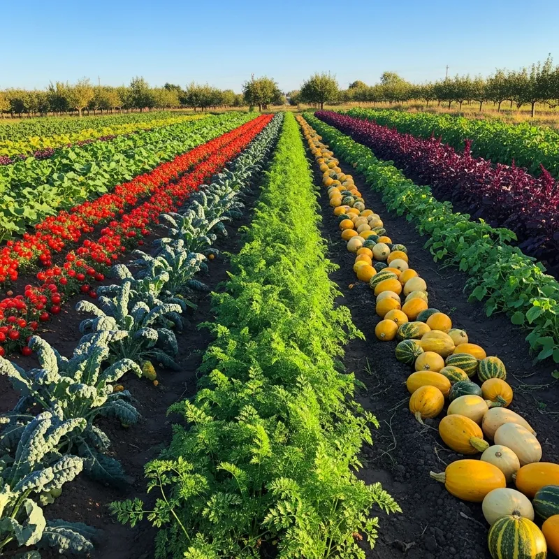 Vibrant Veggie Patch: A Spectrum of Colors Vibrant Veggie Patch: A Spectrum of Colors