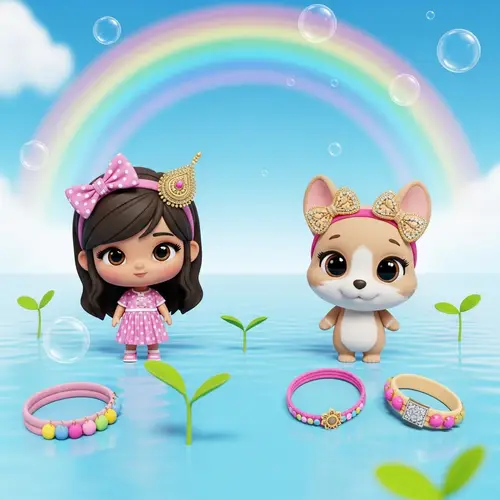 Stylish Cartoon Profile Picture for Young Moms