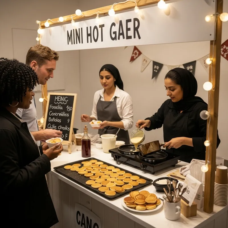 Delicious Mini Hot Cakes Startup